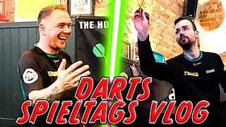 DARTS SPIELTAGS VLOG 🎯 Heimspiel gegen die Pfeileschmeisser 😱🔥  Döner Test bei Yunus Emre [upl. by Thill]