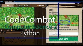 CodeCombat Level 23 Python Computer Science 2 Tutorial with Answers [upl. by Ueihtam]