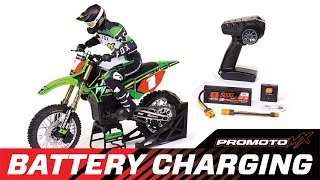 LOS06002 SMART BATTERY CHARGING PROCEDURE  LOSI PROMOTOMX [upl. by Pooh]