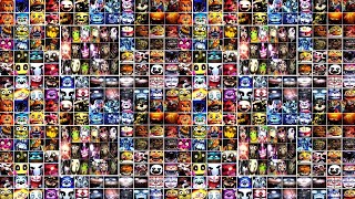 FNAF All Jumpscares in 16 Minutes FNAF 1 2 3 4 SL FFPS UCN HW COD AR SB Ruin 20142023 [upl. by Ennovoj]