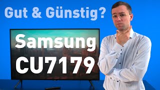 Samsung CU7179  Der beste 4K TV für normales Fernsehen unter 500€ [upl. by Dita]