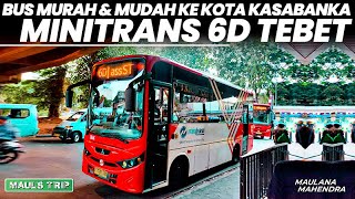 Mau Ke Kota Kasablanka Naik MINITRANS Aja Kuy dari STASIUN TEBET  MAULS TRIP [upl. by Aralk338]