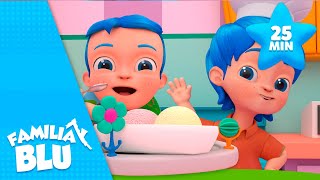 Las Comiditas y Más Canciones Infantiles  La Familia Blu [upl. by Arakaj]