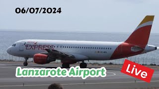 🔴Lanzarote Airport Live Stream Morning Arrivals amp Departures Lanzarote [upl. by Nahsor12]