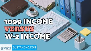 1099 income versus W2 income [upl. by Humberto900]