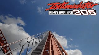 4 Rides on Intimidator 305 The Worlds Most Intense Coaster at Kings Dominion [upl. by Israel]