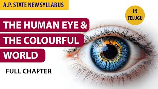 The Human Eye and the colorful world Explanation in Telugu  Class10 Biology  AP amp TS Syllabus [upl. by Oinolopa]