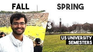 FALL or SPRING Semester  Advantages and Disadvantages  MS in the US [upl. by Ekenna]