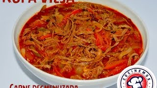 Como hacer ropa vieja o carne desmenuzada [upl. by Allayne]