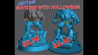 Become a Hollowing Expert In Lychee  SAVE MONEY 3dprinting help [upl. by Anitsyrhk]