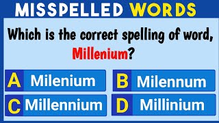 quotMost Common Misspelled Words and How to Spell Them RightquotEnglish VocabularyNB Wisdom world 1 [upl. by Nevur396]