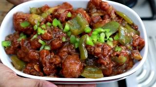 Gobi Manchurian Gravy in Malayalam  Restaurant Style Gobi Manchurian Recipe [upl. by Anifad]