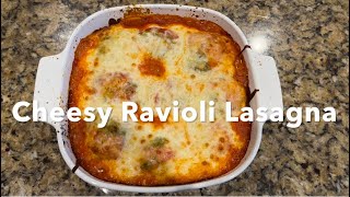 Cheesy Ravioli Lasagna [upl. by Onirefes]