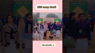 NSS Camp Rg college meerut Uddhar paredesh India ❤️💯viralshorts rgclg meerut [upl. by Ultann]