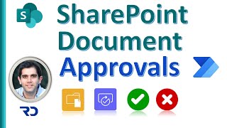 Power Automate Document Approval workflow for SharePoint [upl. by Hametaf]