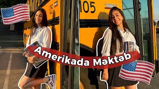 Amerikan məktəbdə 1 HƏFTƏM🇺🇸 High School Dərslər  Məktəbim [upl. by Eiahpets]