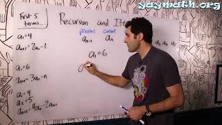 Algebra 2 – Recursion and Iteration part 1 of 2 [upl. by Annor]