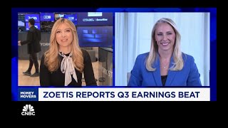 Zoetis CEO Kristin Peck on CNBC Money Movers Q3 2024 Earnings [upl. by Yffat455]