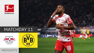 RB Leipzig  Borussia Dortmund 21  Highlights  Matchday 11 – Bundesliga 202122 [upl. by Otrevogir168]