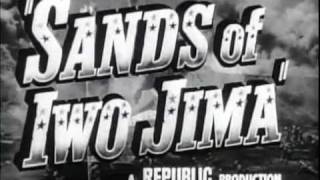 Sands Of Iwo Jima Theatrical Movie Trailer 1949 [upl. by Brinna254]