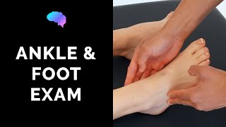 Ankle and Foot Examination  OSCE Guide  UKMLA  CPSA [upl. by Yecad884]