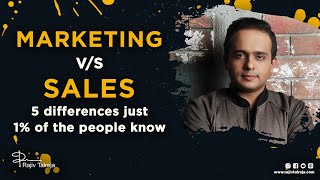 Marketing vs Sales  5 Differences Between Marketing amp Sales  Marketing  Sales  Rajiv Talreja [upl. by Adnal]