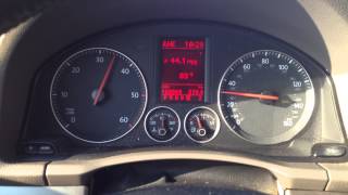 2006 VW Jetta 19 TDI  Acceleration 0100 kmh 060 MPH [upl. by Lemaj]