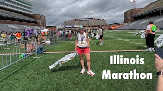 That Did Not Go As Planned  2024 Illinois Marathon [upl. by Midis]