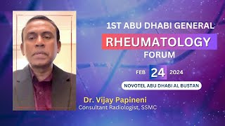 1st Abu dhabi General Rheumatology forum Dr Vijay Papineni [upl. by Nathanoj720]