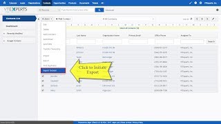 VTiger 6 Extension List Export to XLS Excel [upl. by Meehar344]