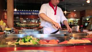 Hibachi chef live at nagoya [upl. by Reed332]