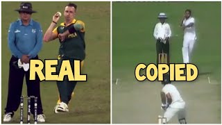 Dale Steyn Bowling Action Copied by Upcoming Pakistani Fast Bowler Compression Fast Bowling [upl. by Mellette323]