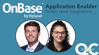 How to Use Application Enabler in OnBase Screen Level Integrations and More [upl. by Kelwin]