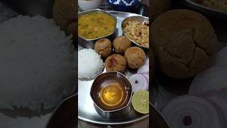 Dal bati churma dalbatichurmarecipe recipe dalbatirecipe dalbati [upl. by Lardner]