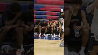 what happens when youre up 30 and the bench goes in 😭 aau micd micdup nba nbadraft dunk [upl. by Inanak499]