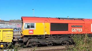 66783 The Flying Dustman Healey Mills to Tyne SS 17924 [upl. by Maclay]