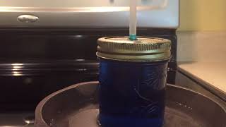 Homemade Water Thermometer Experiment How to make homemade thermometer [upl. by Rustice316]