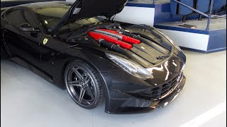 Ferrari F12 Novitec NLargo Loud Startup [upl. by Eenahc]