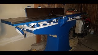 12quot early 1900 jointer restoration with flying metal parts [upl. by Ravel728]