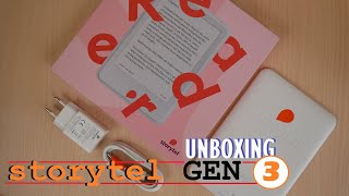 Storytel Reader Gen 3 Unboxing 2021 [upl. by Attevaj]