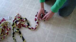 Braided Rag Rug Instructions [upl. by Eeliab]