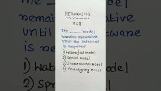 Computer networking mcq shortsfeed youtubeshorts computermcq shorts networking [upl. by Akerahs362]