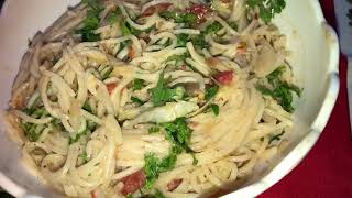 Creamy Spaghetti Recipes  Easy spaghetti recipe with AINY [upl. by Inele]