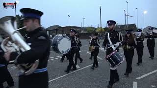 Commons Silver Band  Downshire Guiding Star Flute Band Parade 2024 [upl. by Alyks]