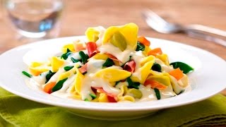 Tortellini gevuld met spinazie met Maredsous NL [upl. by Iur]