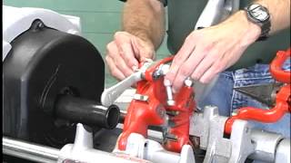 Ridgid  535 Threading Machine  Instructional Video [upl. by Mcclimans585]