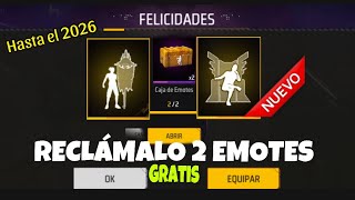 COMO RECLAMAR 2 EMOTES GRATIS SIN HACER NADA [upl. by Carolynne81]