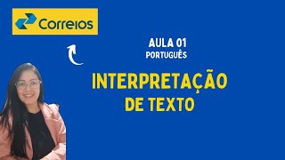 Interpretação de Texto Português para Concurso dos Correios [upl. by Accever891]