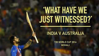 Kohli v Australia He likes a fight he likes a scrap  ICC Mens T20 World Cup 2016 [upl. by Mannes]