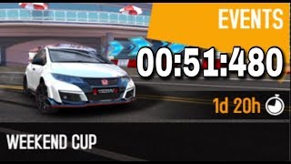 Asphalt 8 Weekend Cup Maserati Alfieri The rose of the desert 0051480 [upl. by Lynea797]